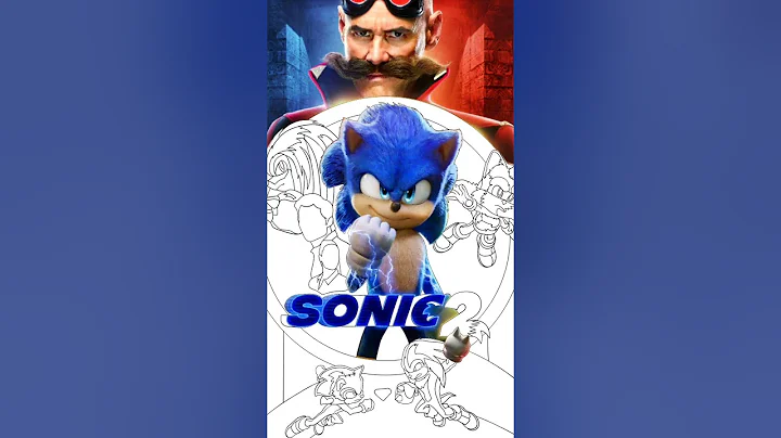 how to draw sonic on this app