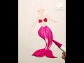 #how#to#draw#little#mermaid #official sanjana art#shortvideo #viral#video#shorts