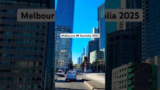 Melbourne Australia 2025, Victoria Street #beautifulcity #cityview #drivingtour
