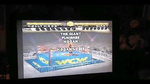 WCW nitro PS1 Game over