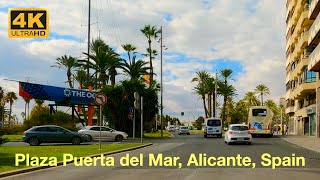 City Drive Alicante, From San Juan Beach to Castalla International in 4K