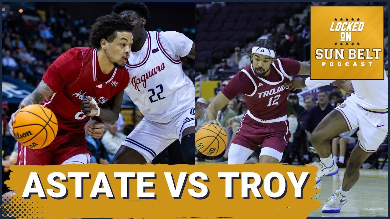 Arkansas State Red Wolves vs Troy Trojans for the Sun Belt Championship ...