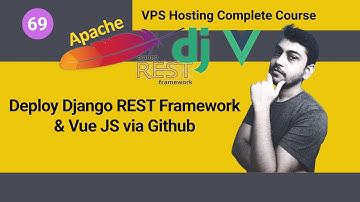 Deploy Django Rest Framework API and Vue JS UI together on VPS Hosting Remote Server