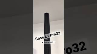 Bose L1 Pro32 + Sub 1 Sound Check🔉🔉🔉