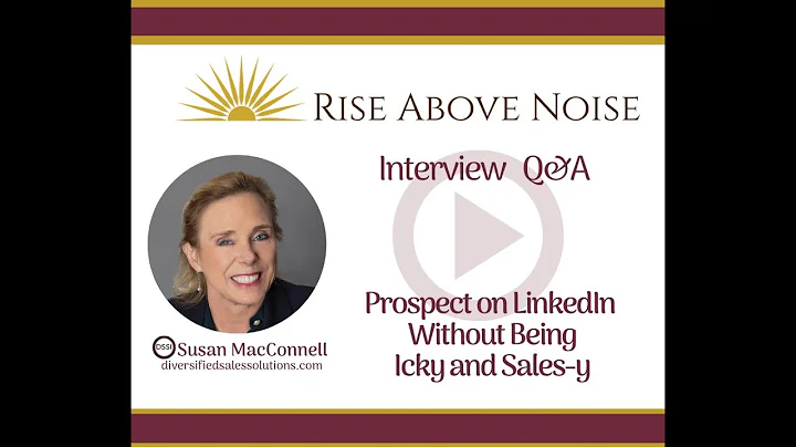 Prospect on LinikedIn (without the 'ick') :: Susan...