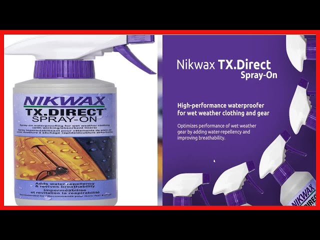 NIKWAX TX. DIRECT® SPRAY-ON WATERPROOFING