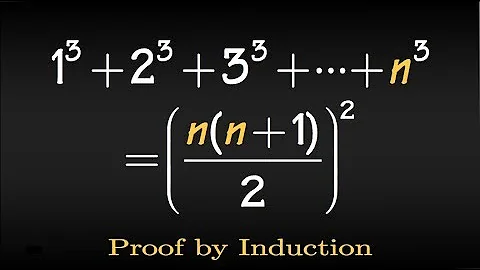 Prove by induction, Sum of the first n cubes, 1^3+2^3+3^3+...+n^3