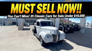 Buy These Before They’re Gone! 25 Classic Cars for Sale Under $10,000!