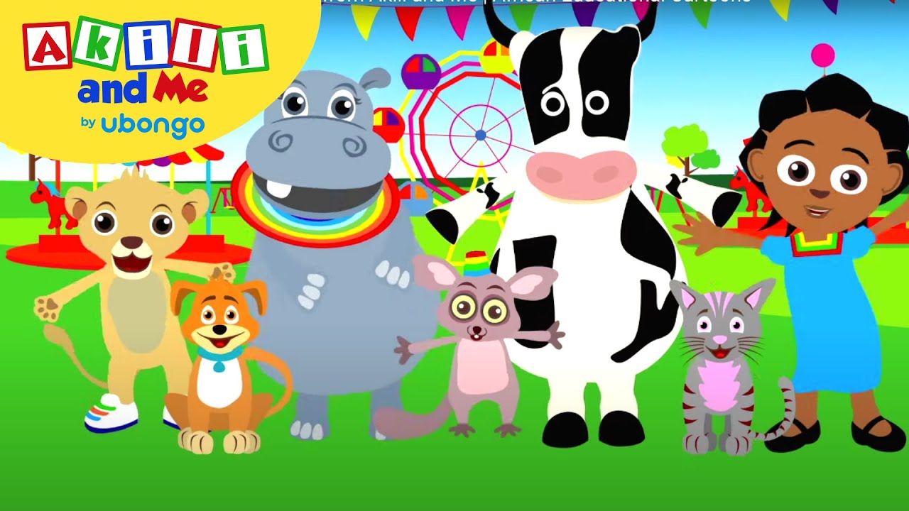 Akili anapenda wanyama! | Jifunze na Akili and Me | Katuni za Elimu