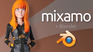 Learn to Edit Mixamo Animated Characters to Match Your Style #blender