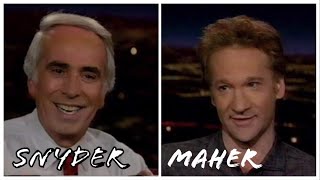 Bill Maher on The Late Late Show with Tom Snyder (1998)