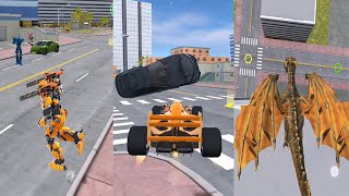 Dragon Robot Car Transforming - Transforming Game - Mobile GamePlay screenshot 4
