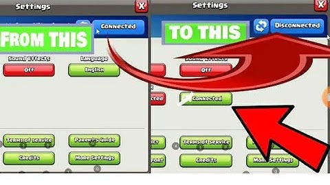 How can we Disconnect our supercell id and connect with Google play after new update