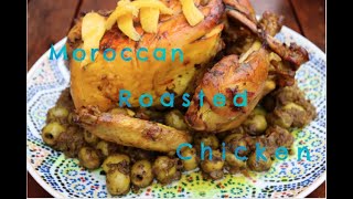 Moroccan Roasted Chicken / الدجاج بالدغميرة بطريقة الاعراس