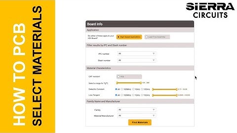 How to Select PCB Materials | Sierra Circuits