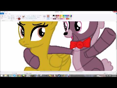 Bonnie and Chica FNAF MLP - Speedpaint - YouTube