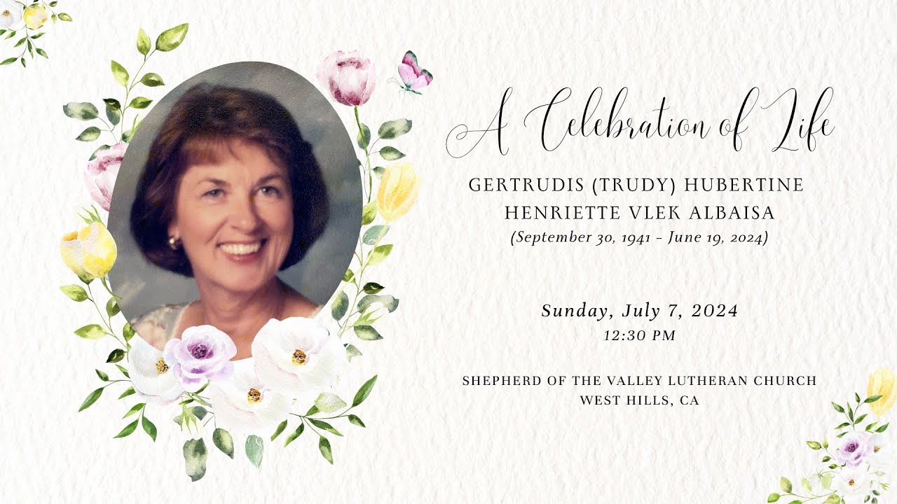 Celebrating the life of Trudy Albisa