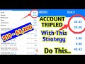 This Strategy will Triple Your Account Daily || Account Tripled with this Strategy.