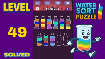 Water Sort Puzzle – Level 49 | Fast & Clean Solution