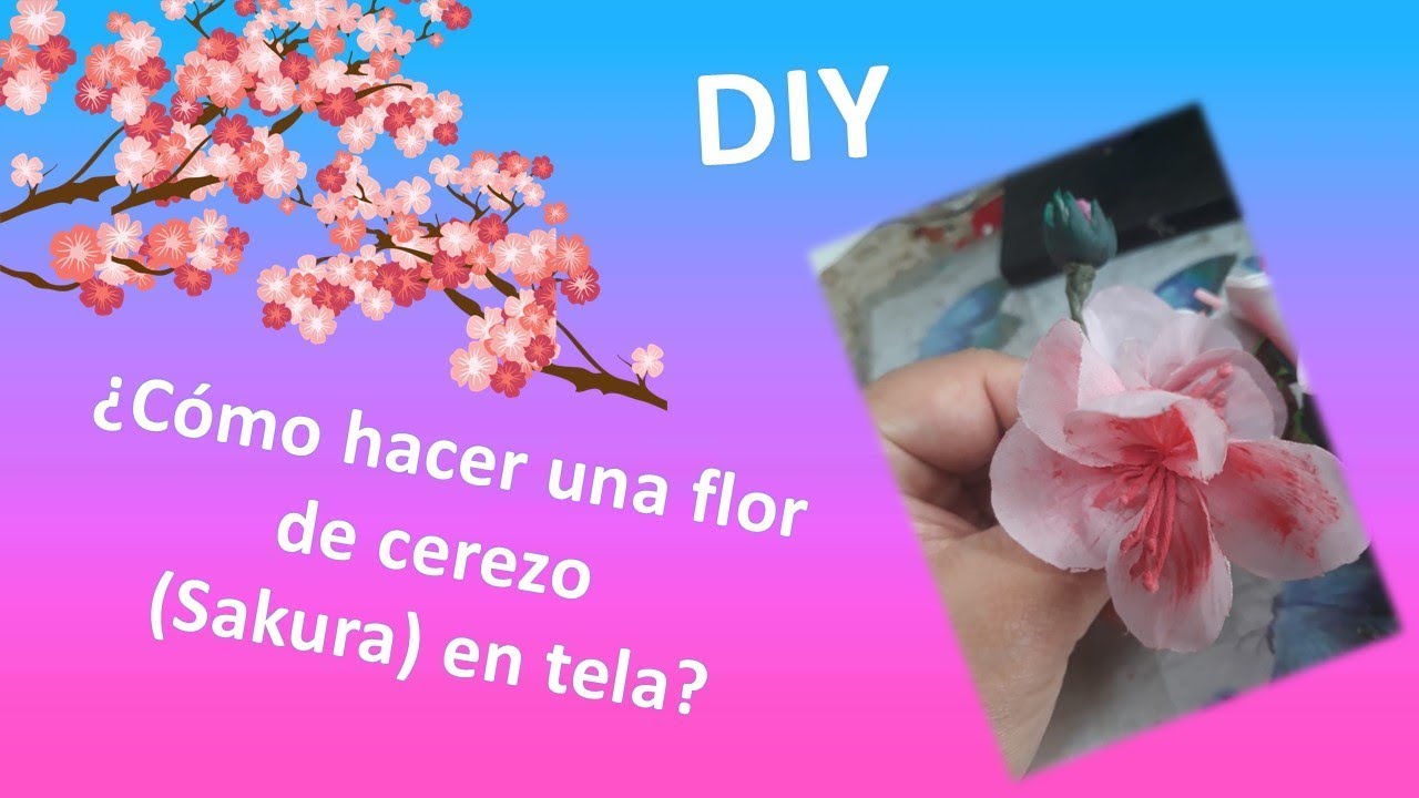 Flor de Cerezo Parte 2 Tela - YouTube
