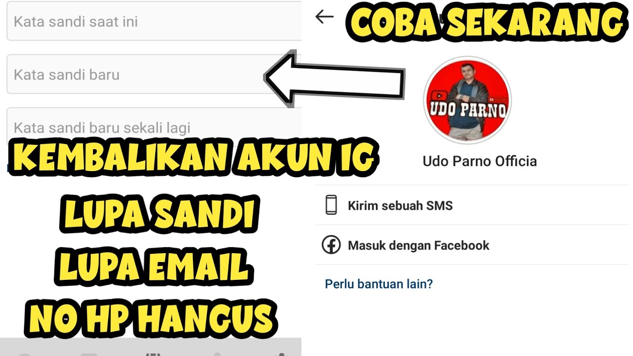 Cara Mengembalikan Akun Instagram Yang lupa Sandi No Hp  
