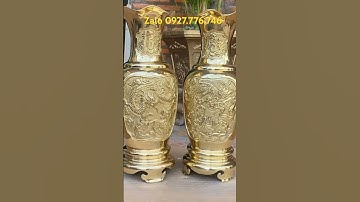 Cặp bình tứ linh #đồcổ #đồđồngxưa #phongthuy #trendingshorts #đồđồngnguyễnnghi