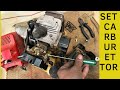 Start       adjust carburetor brush cutter starting problem