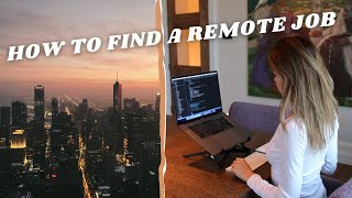 How to find REMOTE software developer jobs