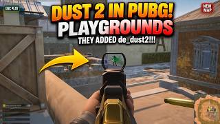 PUBG Playgrounds: de_dust2 is LIVE! Classic de_dust 2 Map Gameplay
