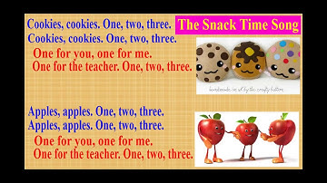 Unit 7 Snack Time Song Tiny Talk 1A