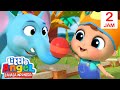 Bertemu Hewan di Kebun Binatang🦒🐘🦁 | Little Angel Bahasa Indonesia | Kartun Eksplorasi Anak