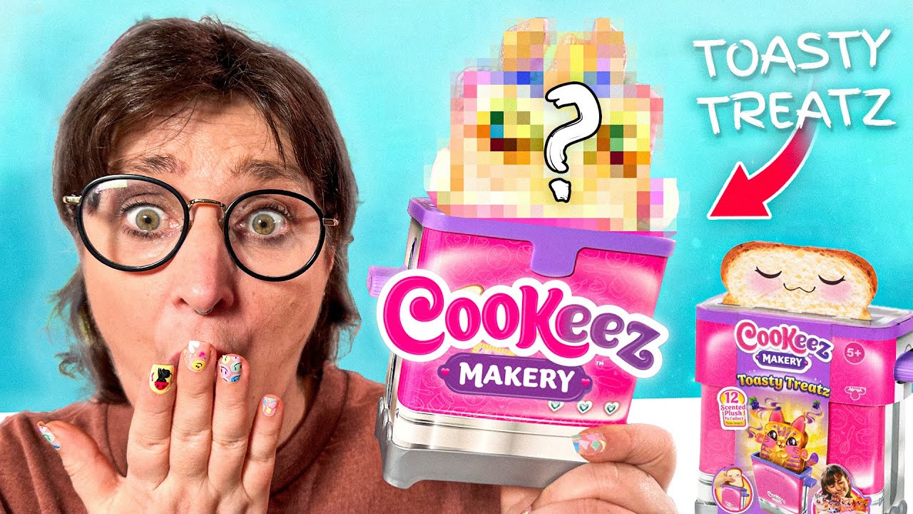 Cookeez Makery Grille-Pain Pop-Tarts avec Peluche parfumée, Faites Un ami Surprise Doux et spongieux Cookeez Makery Grille-Pain Pop-Tarts avec Peluche parfumée, Faites Un ami Surprise Doux et spongieux