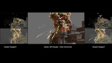 Pyro + RBD – Building Destruction | Explosion – Karma XPU HIP File