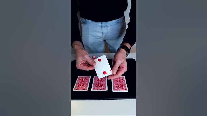 TUTORIAL MAGIA FACILISSIMA CON LE CARTE!!