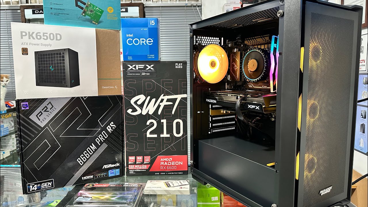 RAKITAN PC GAMING MR.NAJAM I5 12400F RX 6600 8GB #CURKIT - CURHAT ...