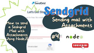 How to send a Sedngrid Mail with Attachments Using NodeJS | Sending a JSON as a Attachment