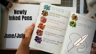Newly Inked Pens for June-July
new inking of pens for mid june- early July Newly Inked Pens for June-July