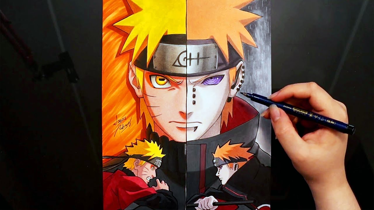 Video] Desenhe seus Personagens Favoritos  Naruto e sasuke desenho, Anime  naruto, Naruto desenho