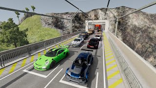 КАКАЯ ИЗ МАШИН ДАЛЬШЕ ПРОЛЕТИТ  #бименджи #beamngdrive #beamng #бименджи_драйв #beamngcrash