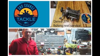 Daiwa Sealine 27H saltwater fishing reel how to take apart and