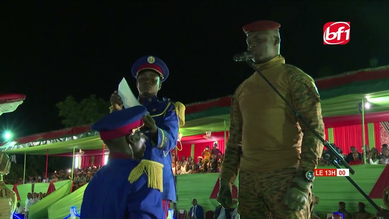 Sortie de promotion de l'académie militaire Georges NAMOANO