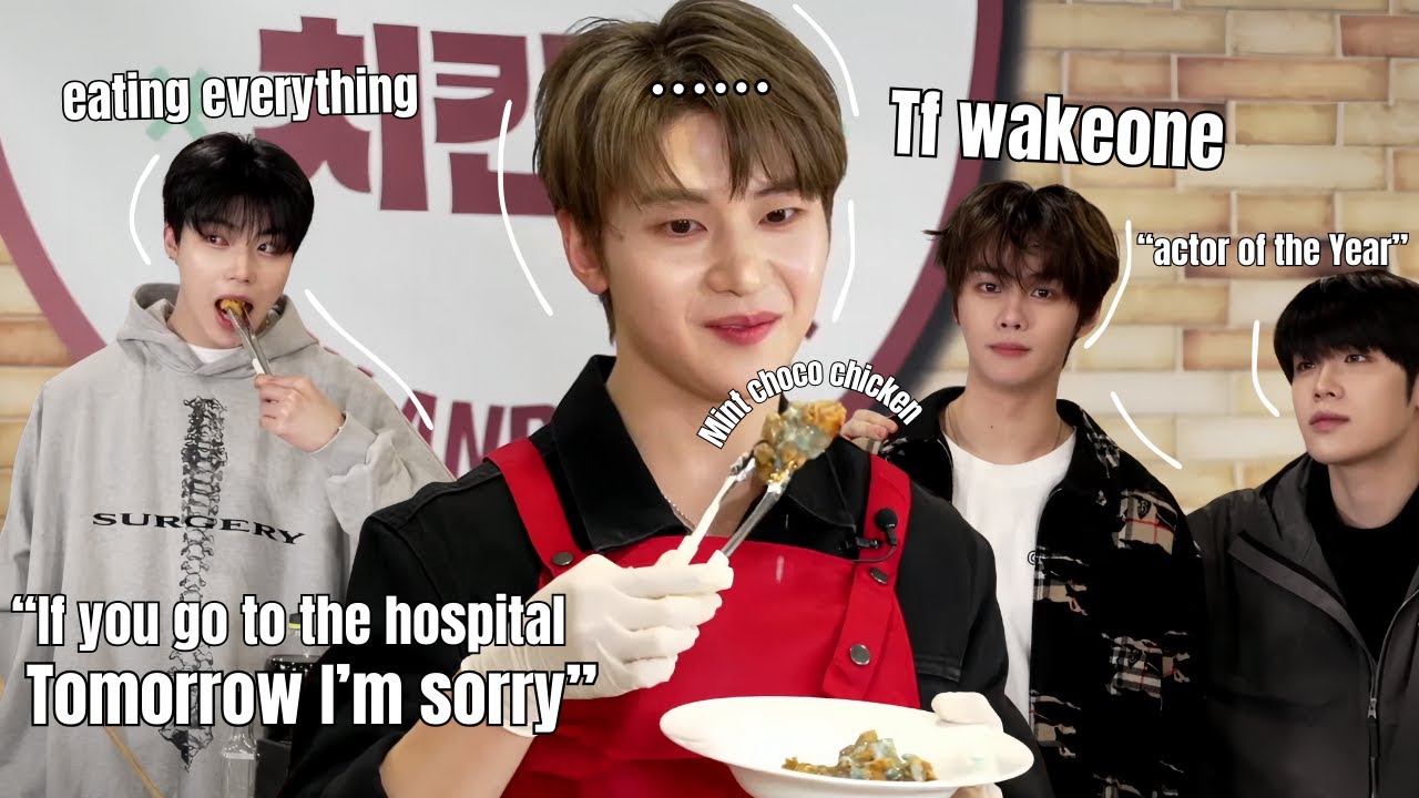 Who let ZB1 Matthew cook and feed fried chicken on live stream bruh..