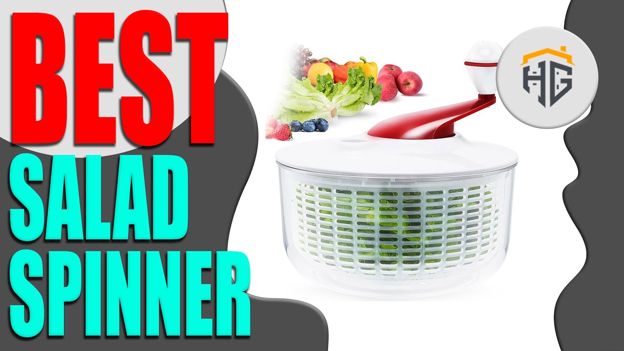 Zyliss Easy Spin Salad Spinner, 4-6 Servings, Green