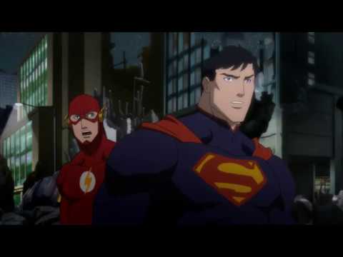 Justice League vs Darkseid Final Battle - Part 1 HD ( Justice League : War )