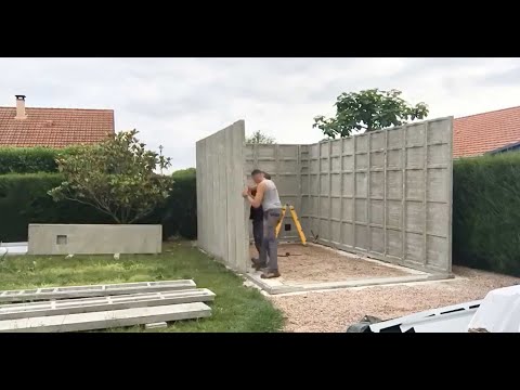 Vidéo: Garage Préfabriqué: Assemblage De Structures Métalliques Pliables, Conception De Structures Métalliques, Garage En Béton Armé Et En Fer, Produits Préfabriqués En Béton