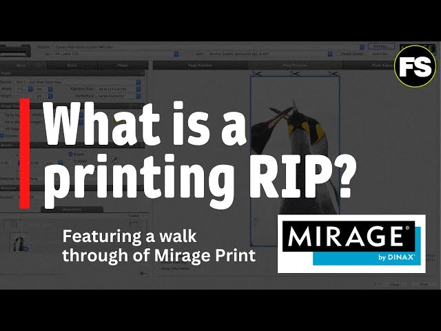 Walk through of Dinax printing RIP- Fotospeed | Paper for Fine & Photography - YouTube