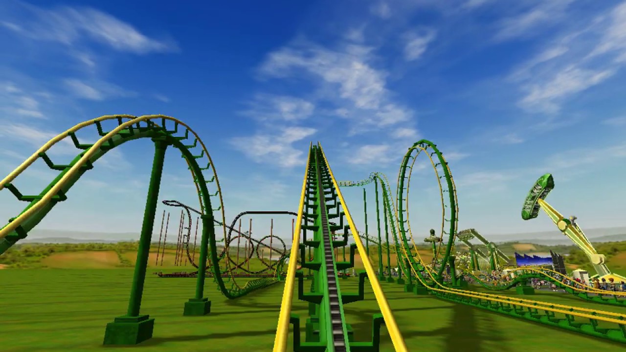 king-cobra-recreation-on-roller-coaster-tycoon-3-youtube