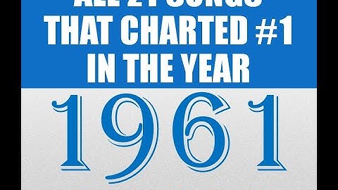 𝐀𝐥𝐥 𝟐𝟏 𝐒𝐨𝐧𝐠𝐬 𝐓𝐡𝐚𝐭 𝐂𝐡𝐚𝐫𝐭𝐞𝐝 #𝟏 𝐢𝐧 𝟏𝟗𝟔𝟏 - 𝐏𝐚𝐫𝐭 𝐓𝐰𝐨 - see listing in contents - stereo & stereo mixes