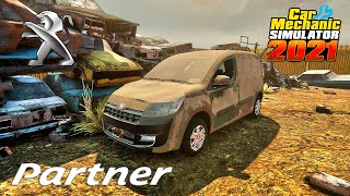 Peugeot Partner restoration - Car Mechanic Simulator 2021 screenshot 5