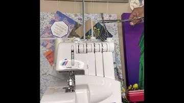 How to Change Thread Color on a Serger/Overlock Machine